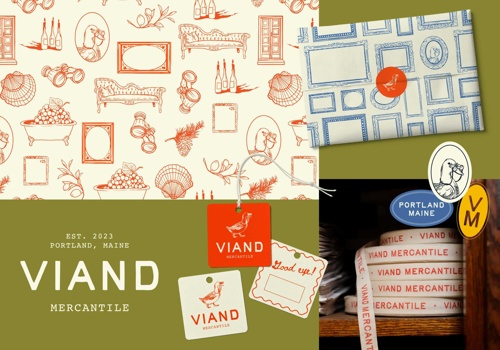 Web Design Package Example: Branding for Funky Homegoods Boutique