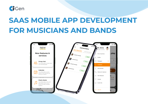 Mobile App Development Package Example: SaaS mobile application development for musicians