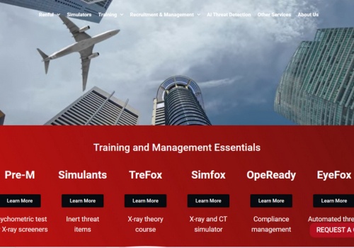 Web Design Package Example: Security Training Website