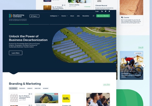 Web Design Package Example: Development of an In-Depth Information Platform