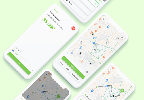 Mobile App Development Package Example: TaxiF