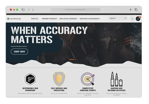 Search Engine Optimization Package Example: Buy Ammon Online