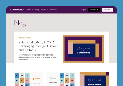 Web Design Package Example: Dashworks