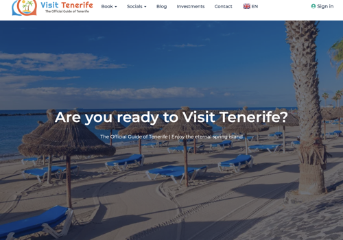 Search Engine Optimization Package Example: Visit Tenerife