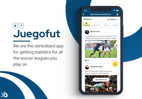 Mobile App Development Package Example: React Native App for Soccer League Information