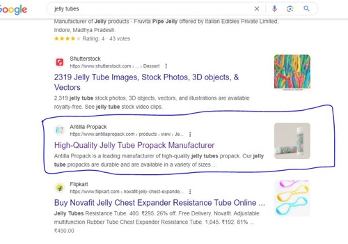 Search Engine Optimization Package Example: Best website development company in Rajkot