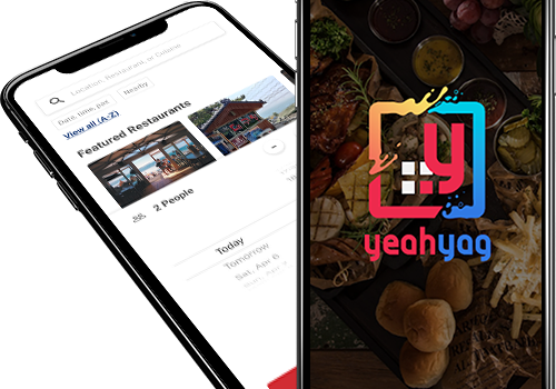 Mobile App Development Package Example: YeahYag is an elegant restaurant booking app
