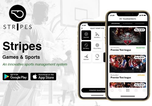 Mobile App Development Package Example: Sports Management System App