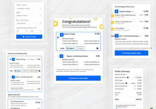 Web Design Package Example: Sr Product Designer | American Chemical Society