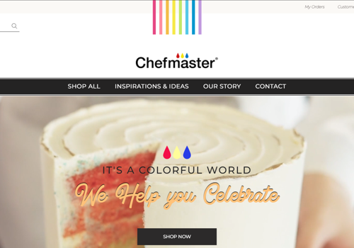 Web Design Package Example: Let Them Eat Cake