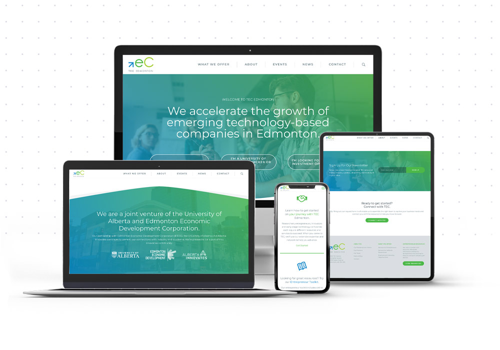 Web Design Package Example: TEC Edmonton