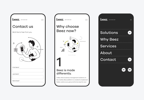 Web Design Package Example: Beez