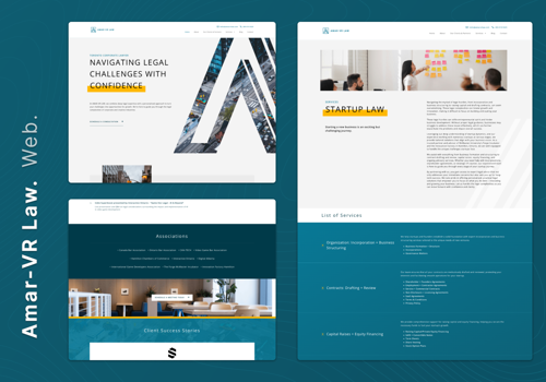 Web Design Package Example: Website Design for Toronto Corporate Law Firm