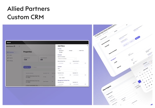 Custom Software Development Package Example: Allied Partners - Custom CRM