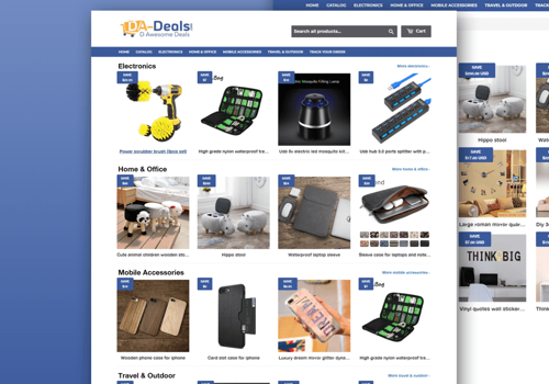 E-Commerce Development Package Example: Da Deals