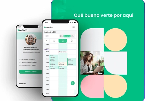 Web Development Package Example: HealthTech Design & development project for Therapist's industry