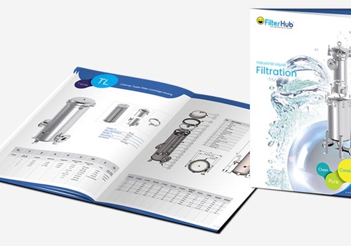 Graphic Design Package Example: Filter product catalog for Filterhub Sdn Bhd