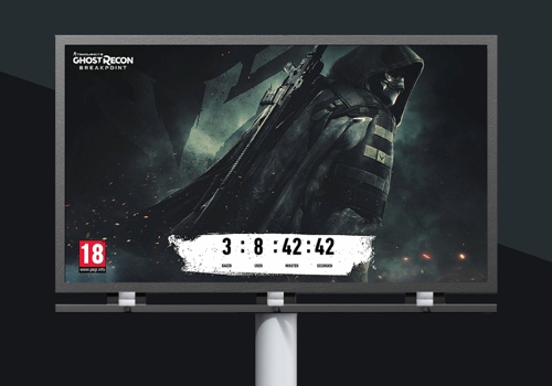 Other Digital Marketing Package Example: Dynamic DOOH + Landing page: live countdown