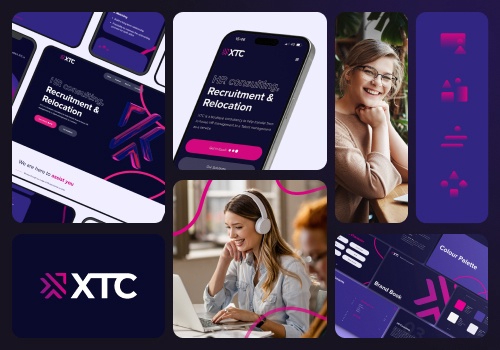 Web Design Package Example: XTC Full Visual Branding & Website