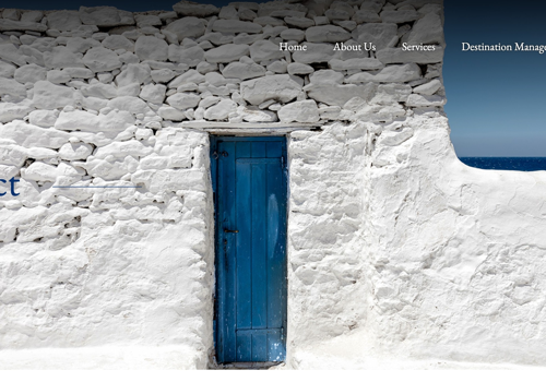 Web Design Package Example: Alpha Omega Mykonos