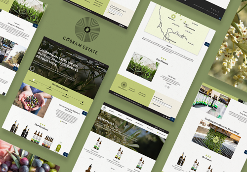 Web Design Package Example: Cobram Estate - Website