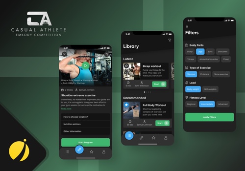 Mobile App Development Package Example: Casual Athlete