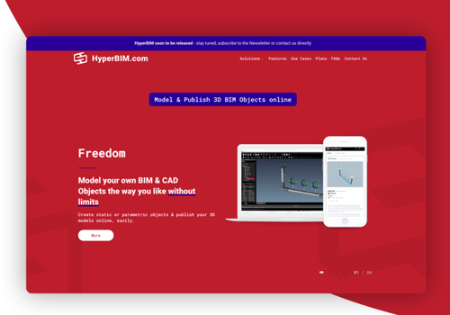 Web Development Package Example: HyperBIM.com