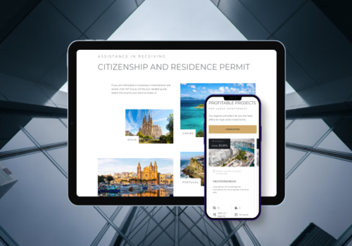 Custom Software Development Package Example: WT Group International Real Estate Platform