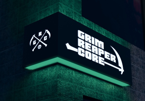 Branding Package Example: Grim Reaper Core - Branding for colocation service