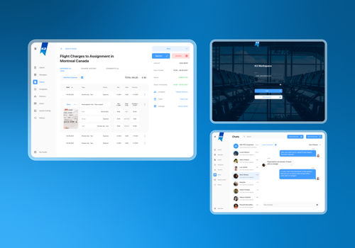 UX/UI Design Package Example: K2 SaaS Corporate Mobility Tool