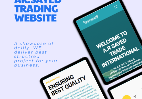 Web Development Package Example: Trading Business Portfolio