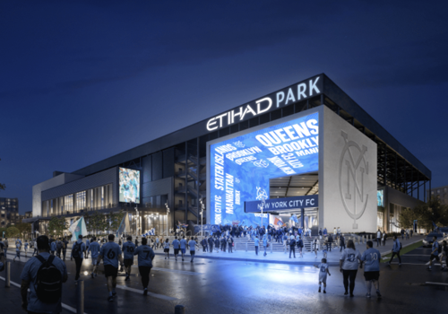 Web Design Package Example: New York City FC - Etihad Park NYC Stadium