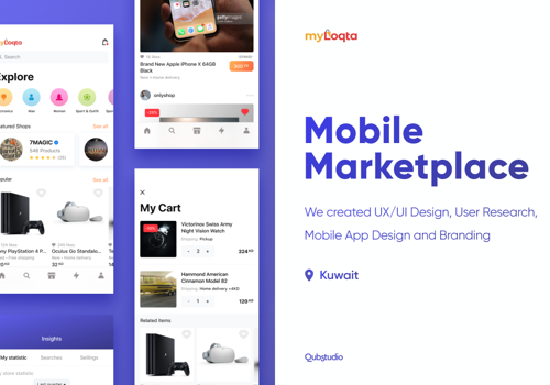 UX/UI Design Package Example: MyLoqta