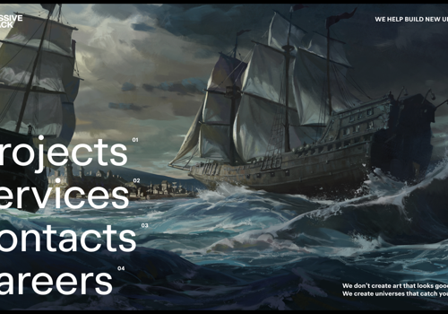 Web Design Package Example: MVP website for Massive Black