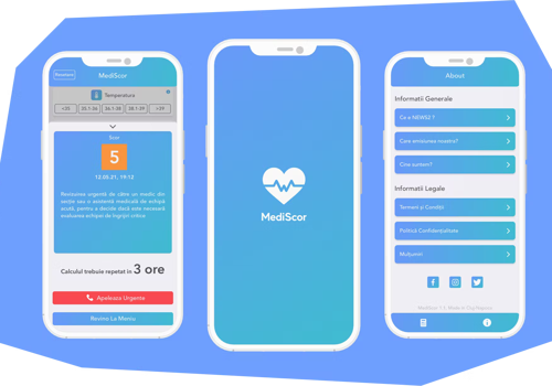 Mobile App Development Package Example: Mediscor