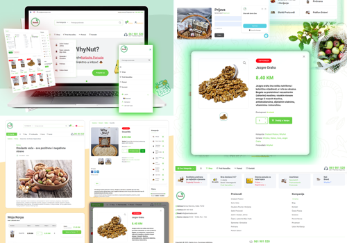 Ecommerce Marketing Package Example: Semis Shop eCommerce Website