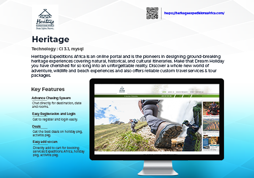Web Development Package Example: Heritage Website