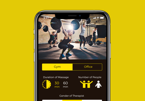Mobile App Development Package Example: On-Demand massage app
