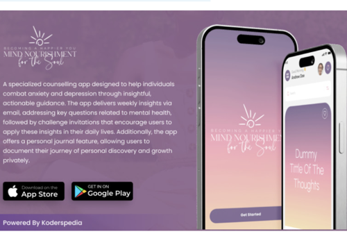 Web Design Package Example: Mind Nourishment