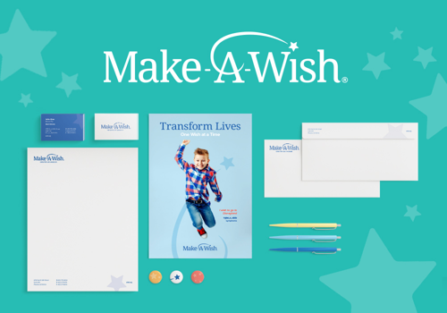 Branding Package Example: Make-A-Wish Brand Development