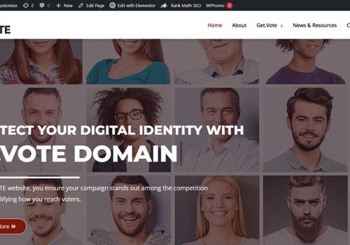 Web Development Package Example: SEO and Web Development for Dot Vote