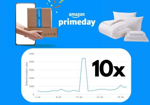 Advertising Package Example: 10x Revenue on Summer Prime Day - TACoS of 6.9%