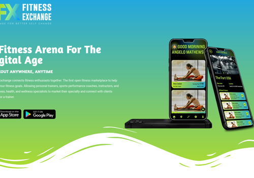 Web Design Package Example: Mobile App Development - Fitness Exchange