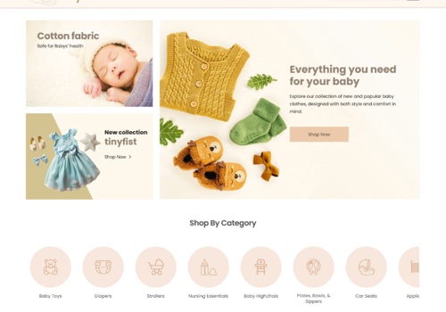 Web Development Package Example: Website Development for Tiny Fist