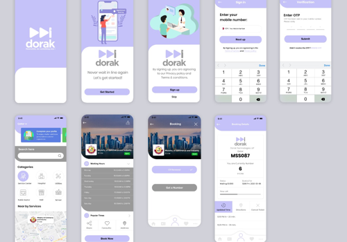 Mobile App Development Package Example: Queue Management System