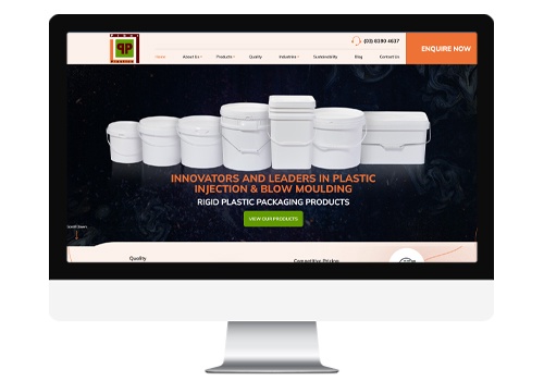 Search Engine Optimization Package Example: SEO & Digital Marketing for Plastics Manufacturing