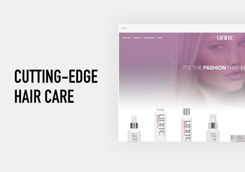 E-Commerce Development Package Example: UNITE Hair Care