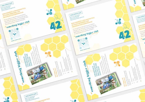 Branding Package Example: Campaign Branding: Camp Rainbow Gold Something Big