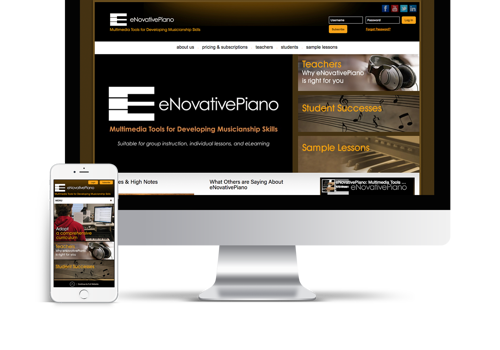 Web Development Package Example: eNovativePiano