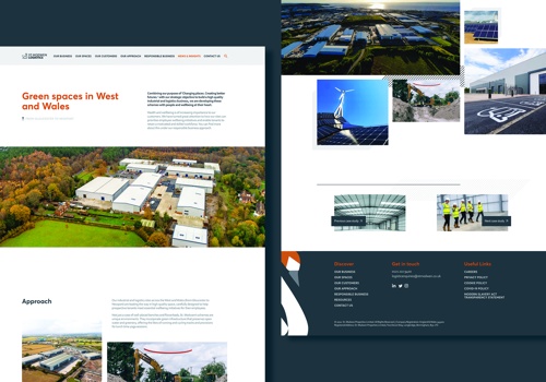 Web Design Package Example: Improving user journeys for logistics company.